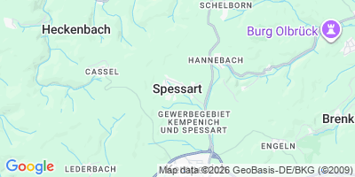 Karte Spessart