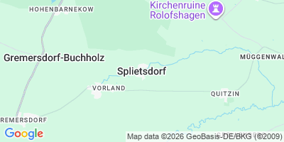 Karte Splietsdorf