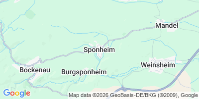 Karte Sponheim
