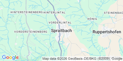 Karte Spraitbach