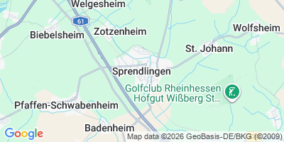 Karte Sprendlingen