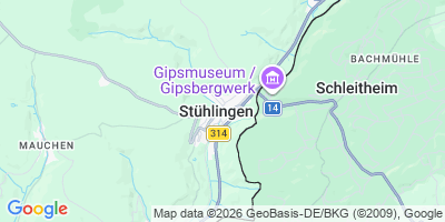 Karte Stühlingen
