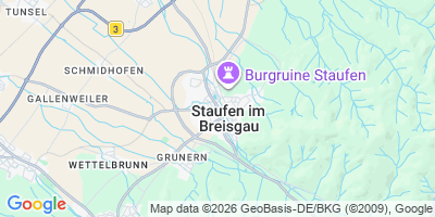 Karte Staufen im Breisgau