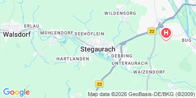 Karte Stegaurach