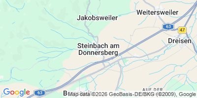 Karte Steinbach am Donnersberg