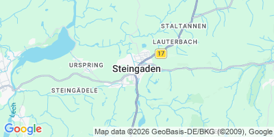 Karte Steingaden
