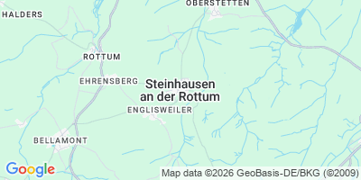 Karte Steinhausen an der Rottum