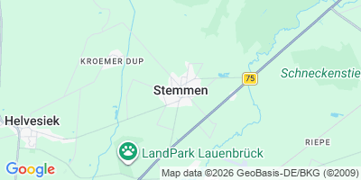 Karte Stemmen