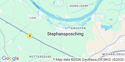 Karte Stephansposching