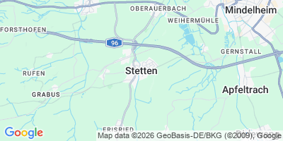 Karte Stetten