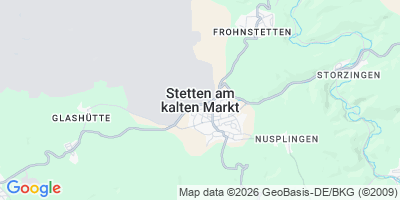 Karte Stetten am kalten Markt