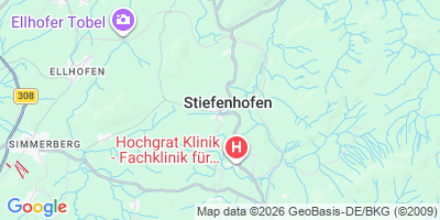 Karte Stiefenhofen