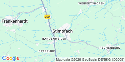 Karte Stimpfach