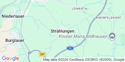 Karte Strahlungen