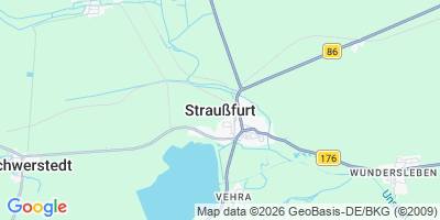 Karte Straußfurt