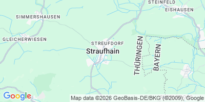 Karte Straufhain