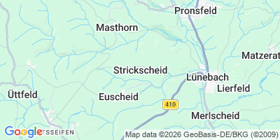 Karte Strickscheid