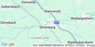Karte Stromberg, Stadt