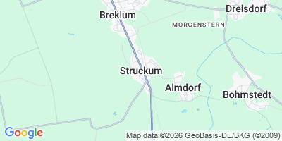 Karte Struckum