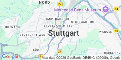 Karte Stuttgart