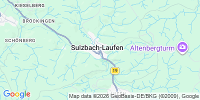 Karte Sulzbach-Laufen
