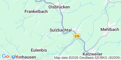 Karte Sulzbachtal