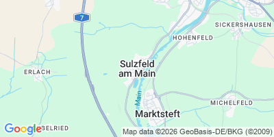 Karte Sulzfeld a.Main