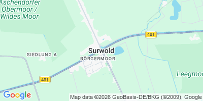 Karte Surwold