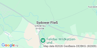 Karte Sydower Fließ