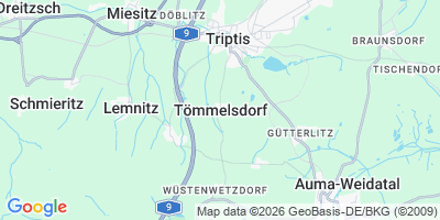Karte Tömmelsdorf