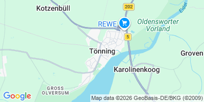 Karte Tönning