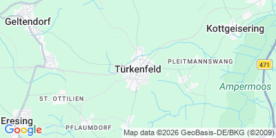 Karte Türkenfeld