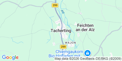 Karte Tacherting