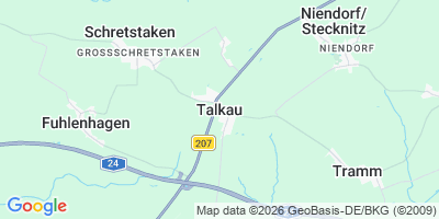 Karte Talkau