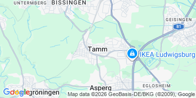 Karte Tamm