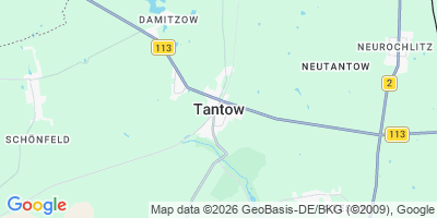 Karte Tantow