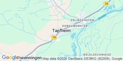 Karte Tapfheim