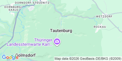 Karte Tautenburg