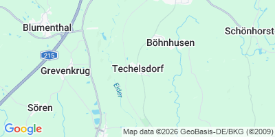 Karte Techelsdorf