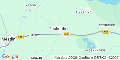 Karte Techentin