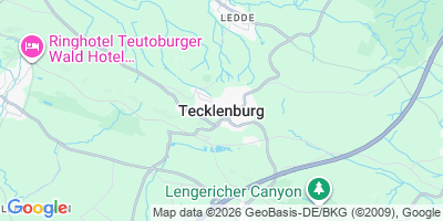 Karte Tecklenburg