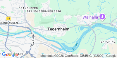 Karte Tegernheim