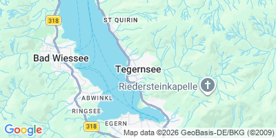 Karte Tegernsee
