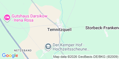 Karte Temnitzquell