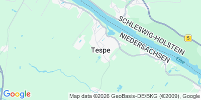 Karte Tespe