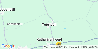 Karte Tetenbüll