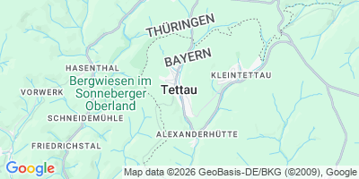 Karte Tettau