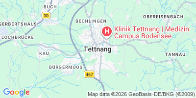 Karte Tettnang