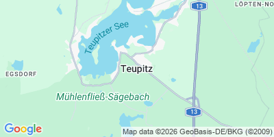 Karte Teupitz