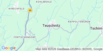 Karte Teuschnitz